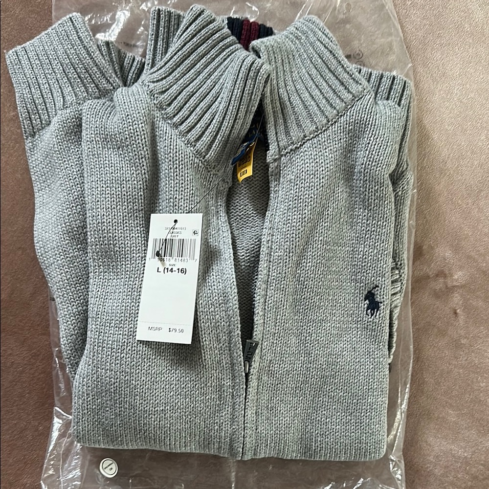 Polo by Ralph Lauren Gray Turtleneck Sweater